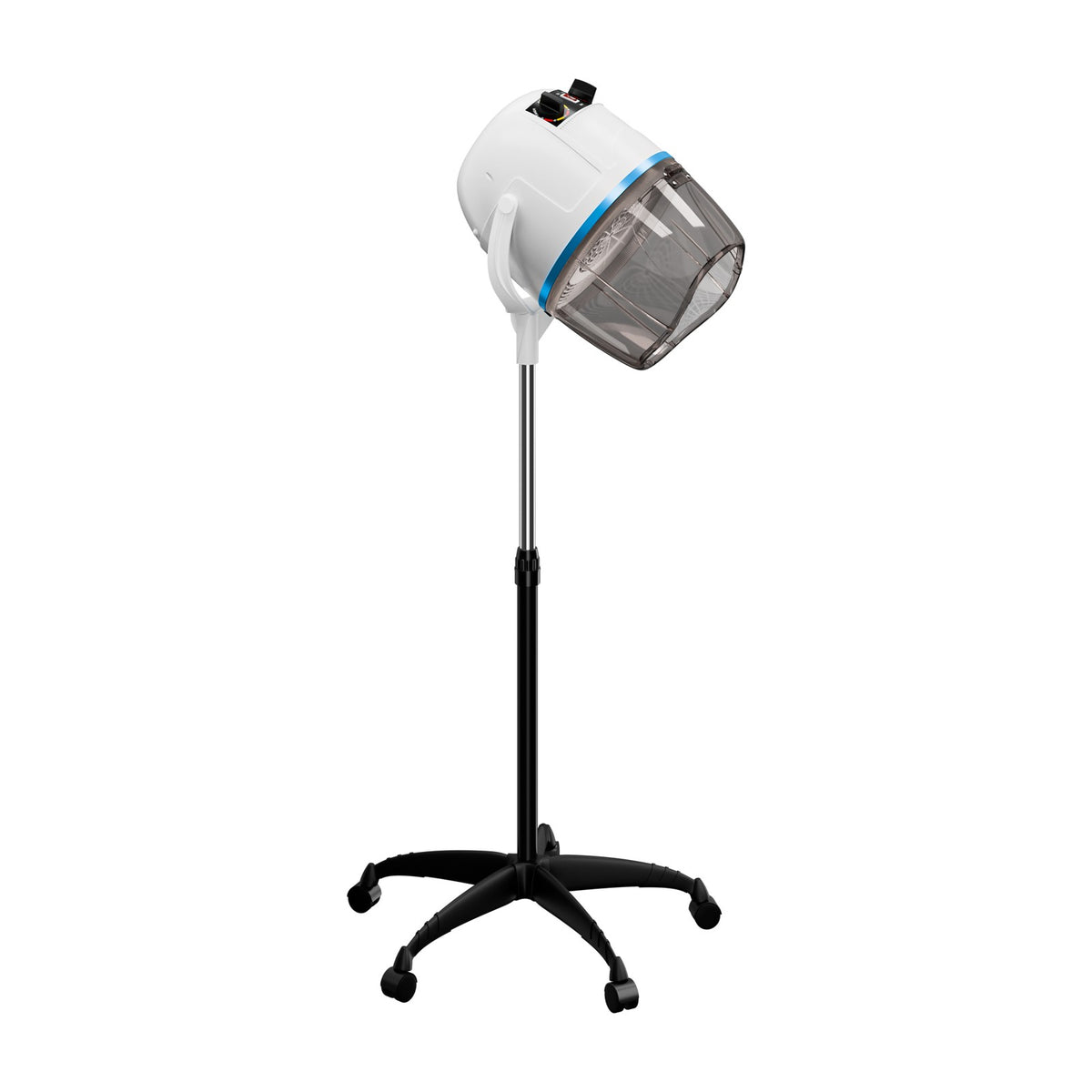 1300W Adjustable Hooded Hair Dryer Por Floor Bonnet Stand with Wheels