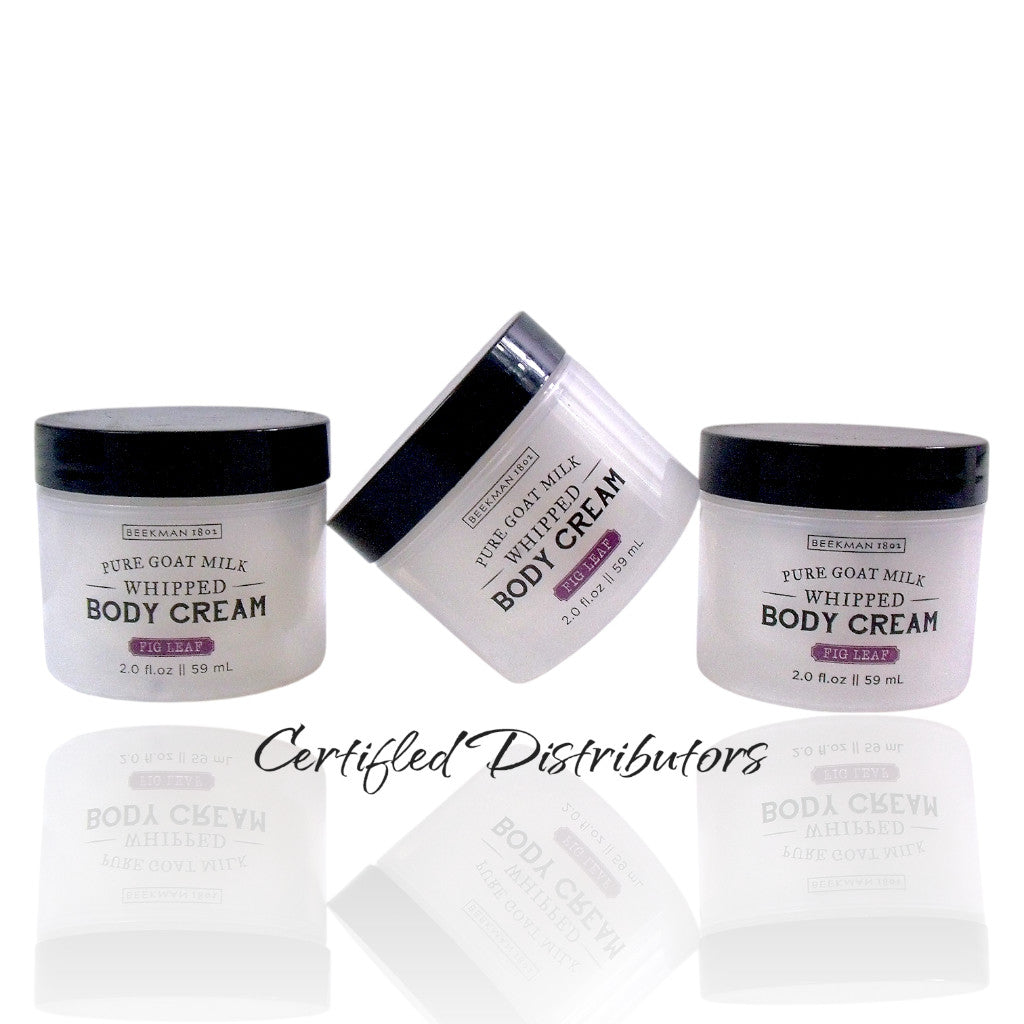 (Lot of 3) Beekman 1802 "FIG LEAF" Pure Goat Milk Whipped Body Cream