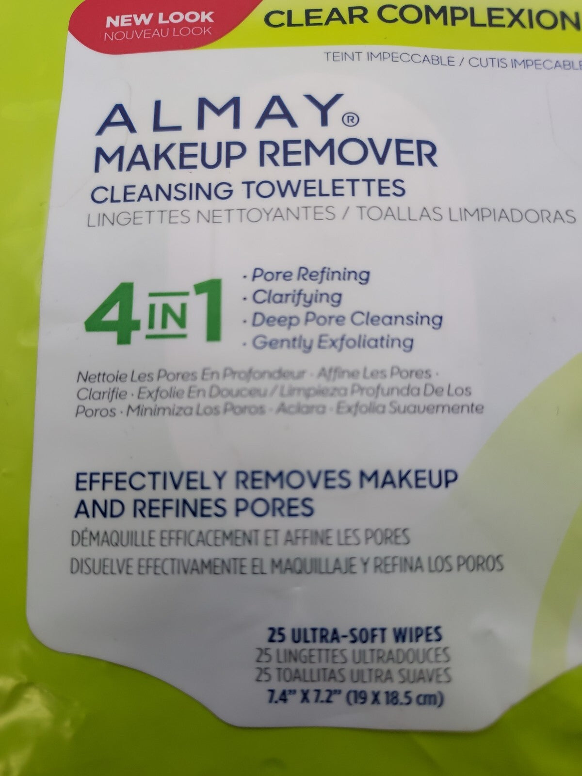 Makeup Remover Cleansing Towelettes for Oily & Acne-Prone Skin — 25 Count