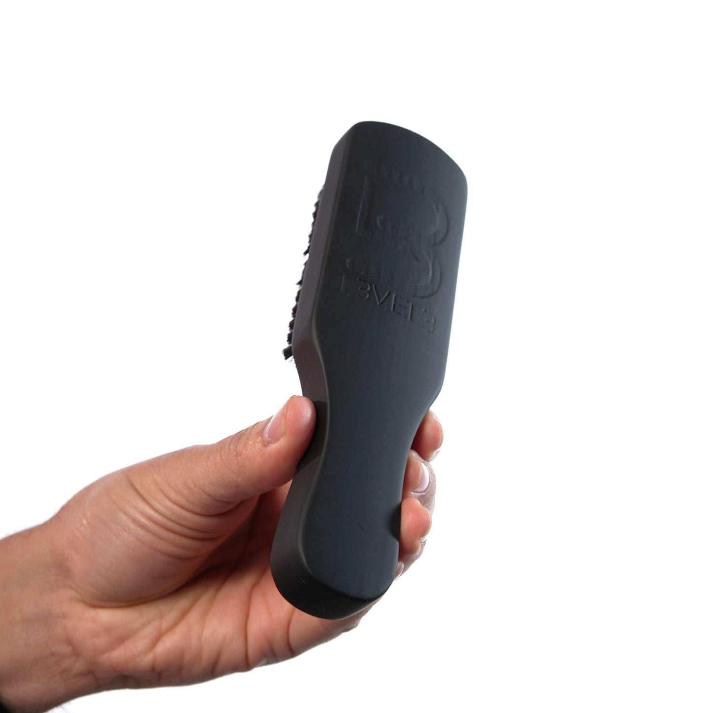 Haircut Detailing Brush for Fades - Black Club Brush for Hair Cutting