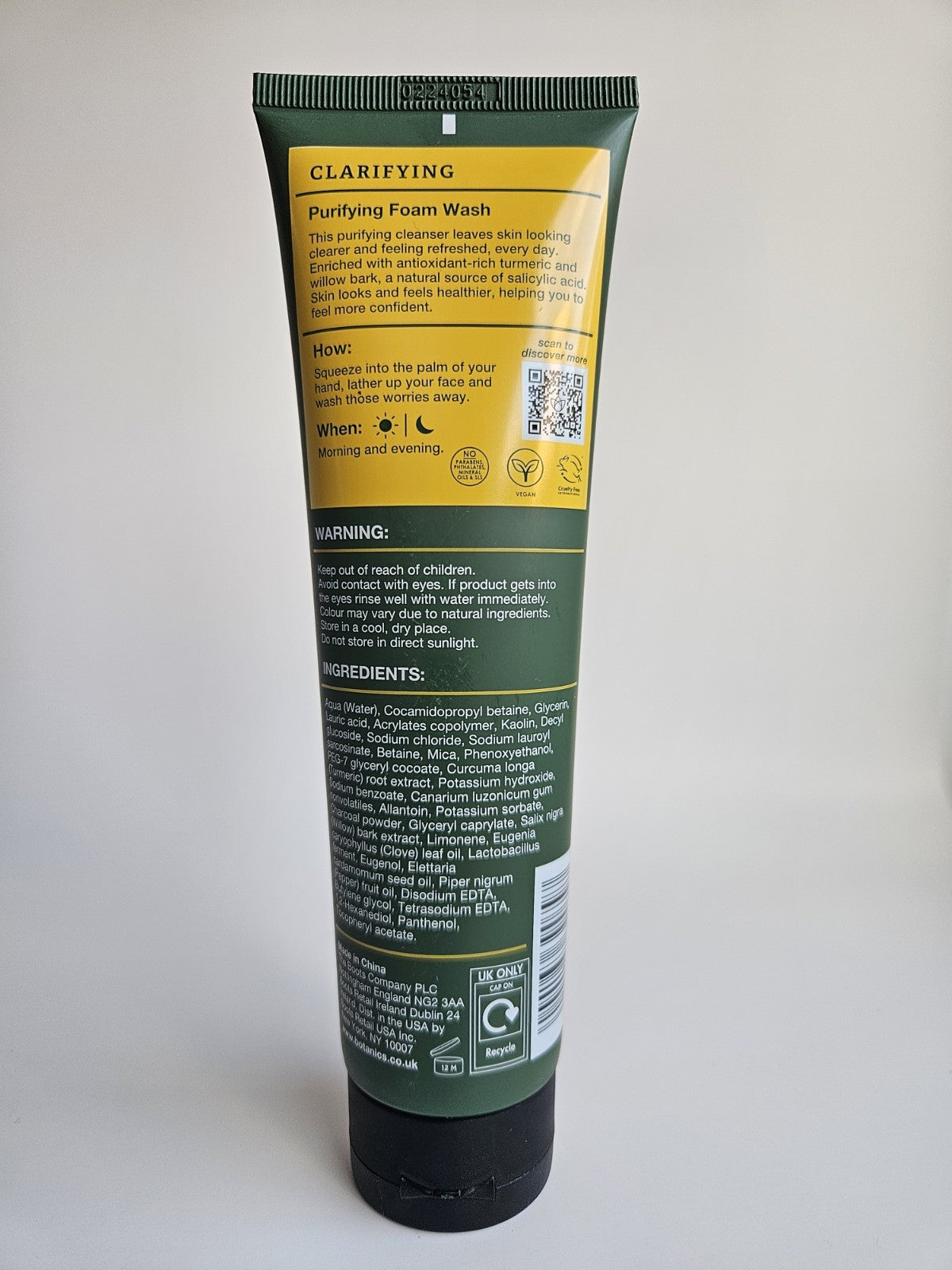 Botanics Clarifying Purifying Foam Wash 5 fl oz - Gentle Skin Cleanser
