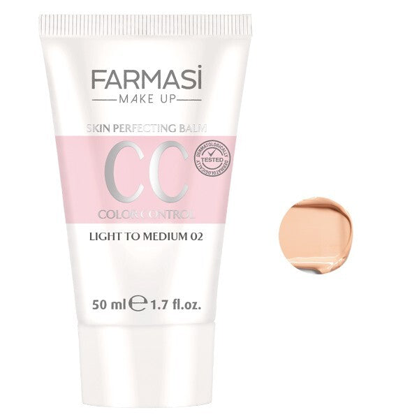 Farmasi CC Color Control Cream Foundation 50ml - All Shades