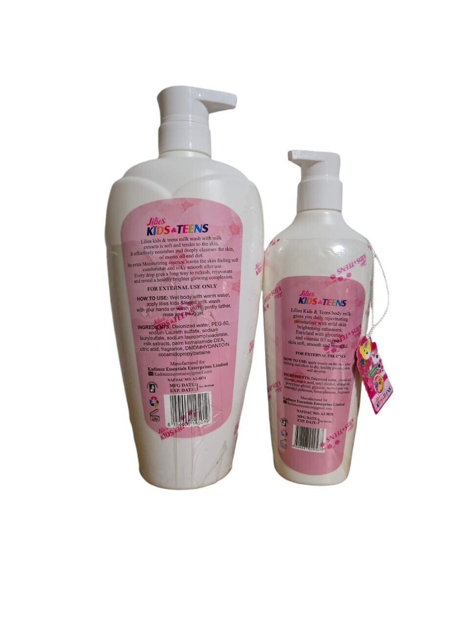 Kids Body Milk & Shower Gel Set SPF 15