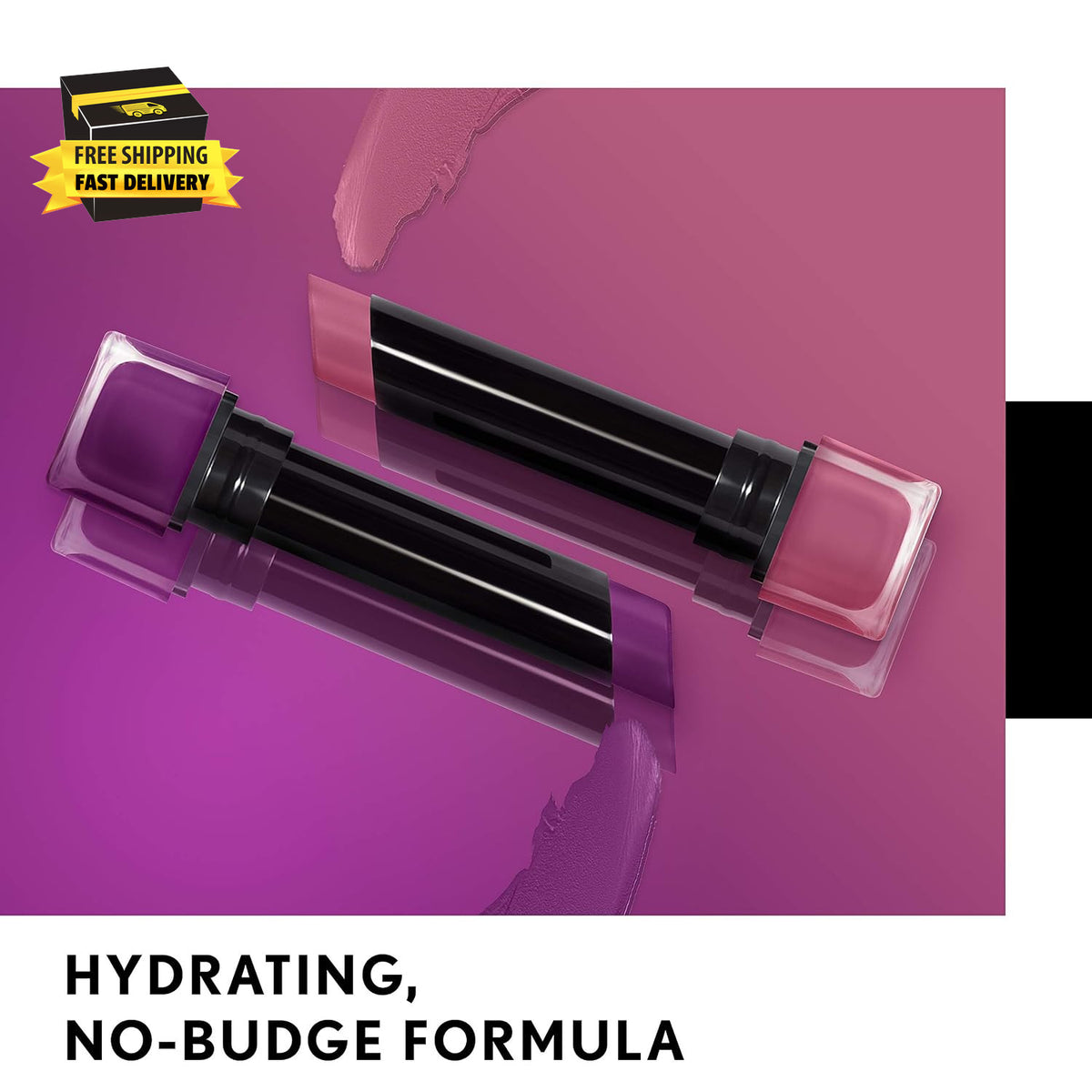 Ultra-Matte Lipstick Come Through - Long-Lasting Hydrating Lip Color