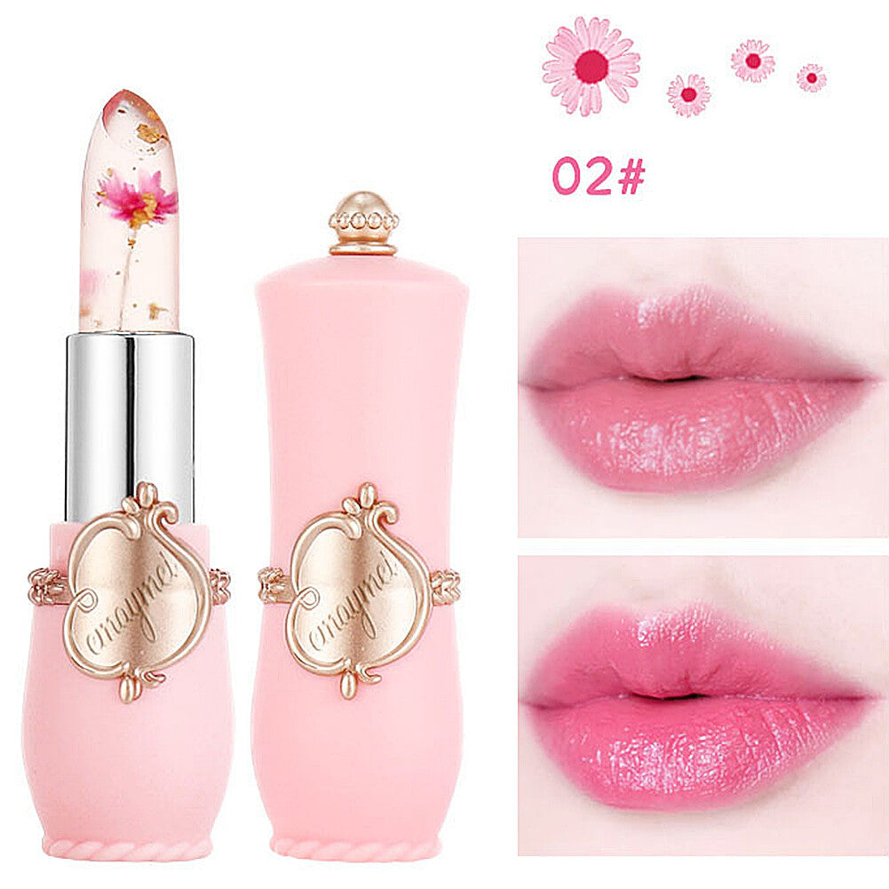 Color Changing Lipstick with Floral Fragrance - Waterproof & Long-Lasting
