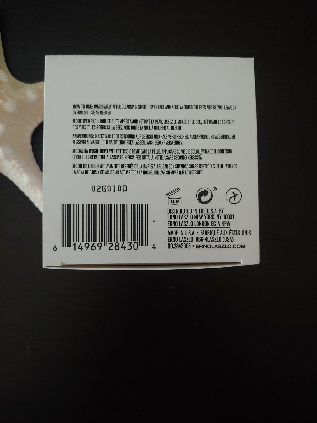 Hydra Therapy Memory Sleep Mask 40mL