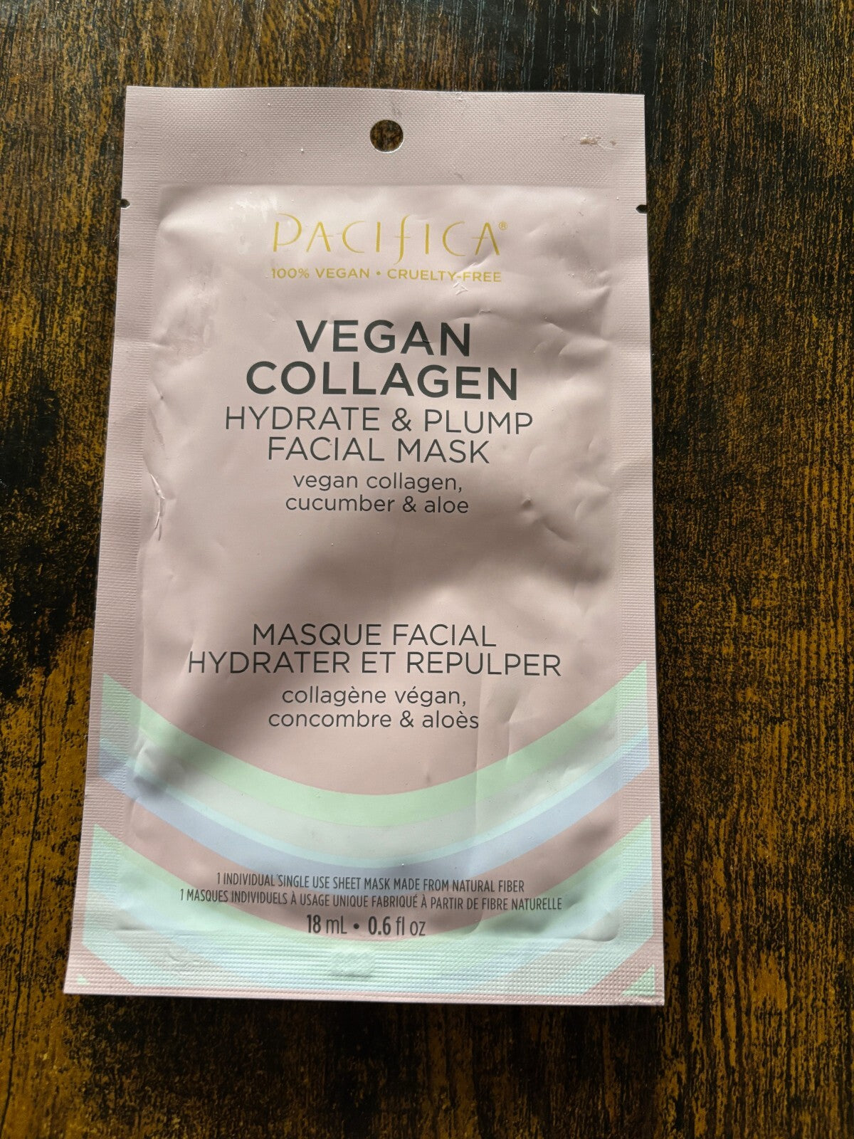Pacifica Vegan Collagen Hydrate & Plump Facial Sheet Mask