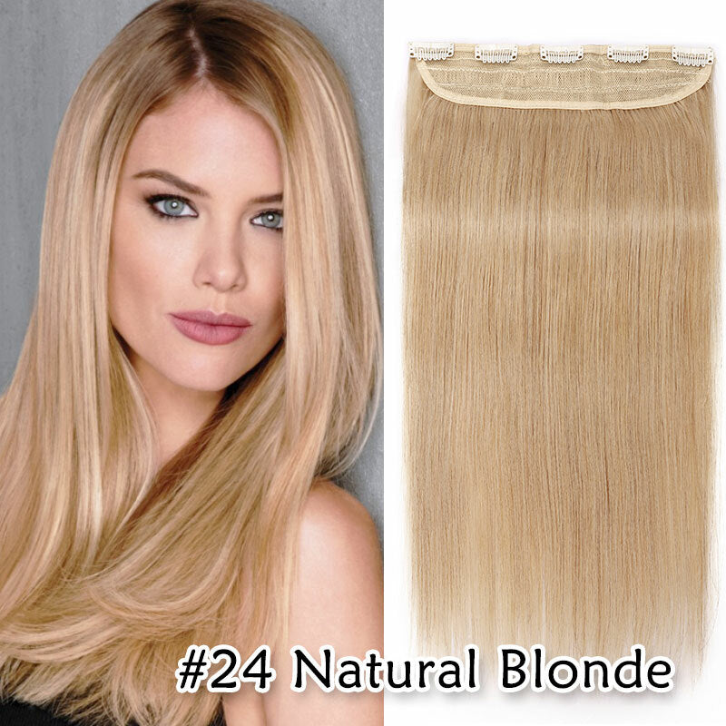 Remy Human Hair Clip-In Extensions Full Head - Thick 100g, Multiple Lengths & Colors