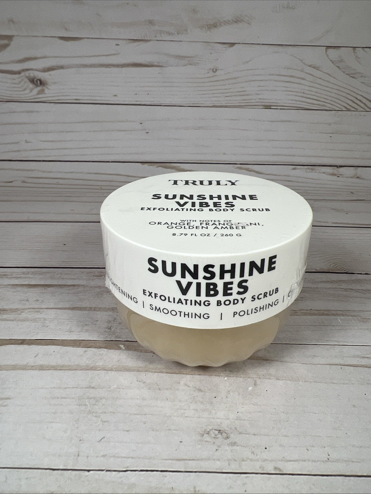 Truly Sunshine Vibes Orange Amber Brightening Exfoliating Body Scrub