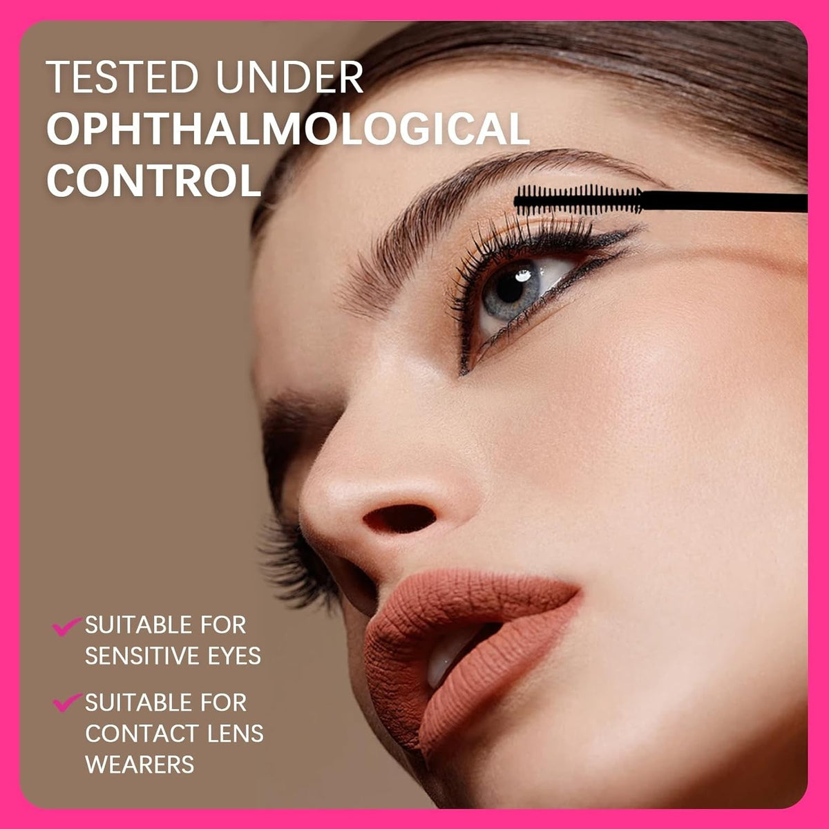 Pure Silk Fiber Lash Mascara - Waterproof Volume & Length in Ultra Black