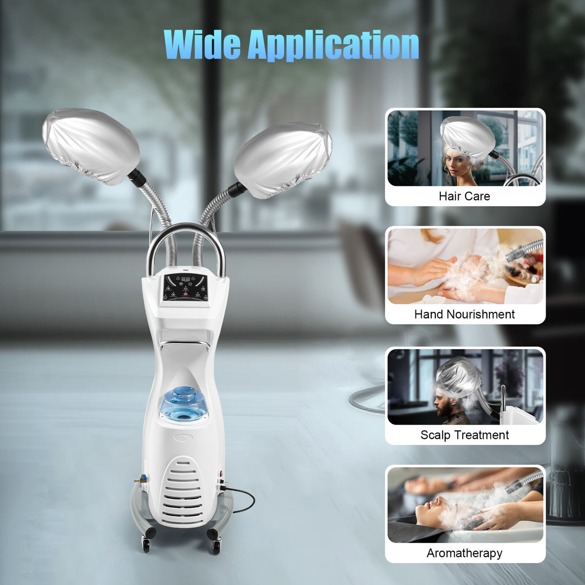 Stand Hair Steamer Machine Oil Treatment 110V