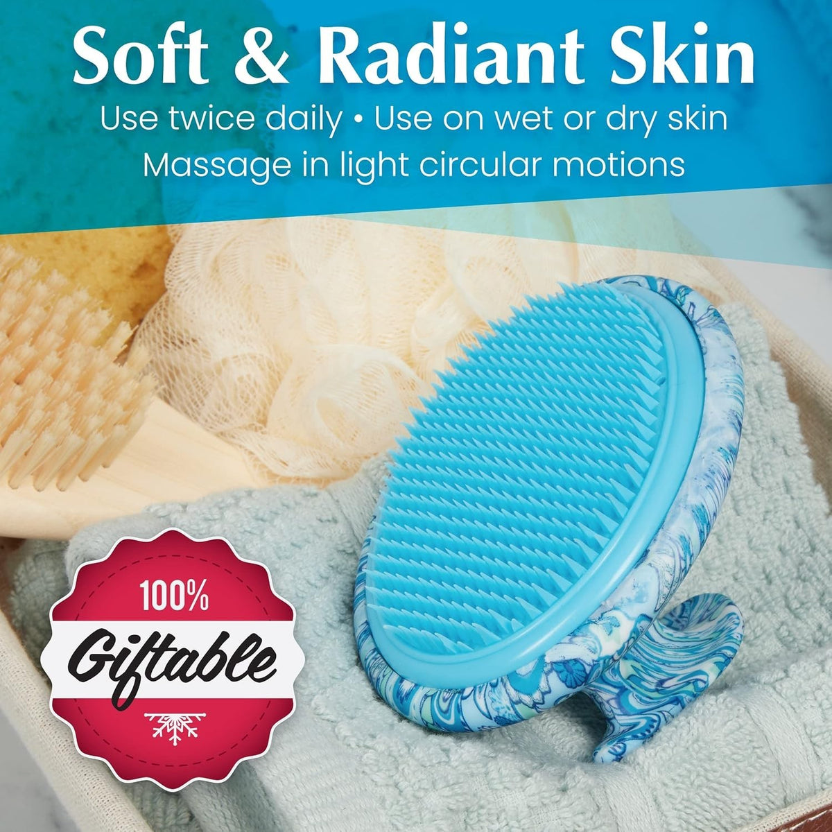Gentle Exfoliating Brush for Ingrown Hairs: Pre-Shave Skin Treatment