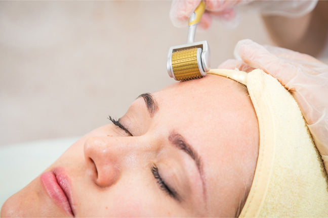 Titanium Derma Roller 1.0mm for Skin Rejuvenation with Travel Case - Anti-Aging Wrinkles
