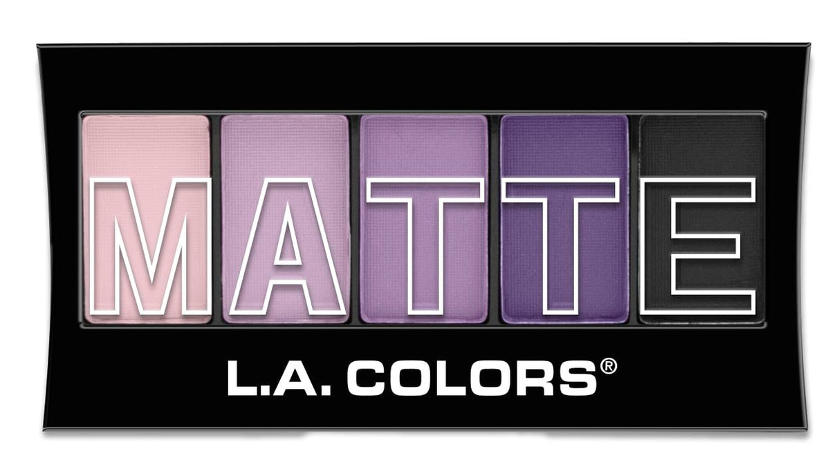 5-Color Matte Eyeshadow Palette - Purple Cashmere