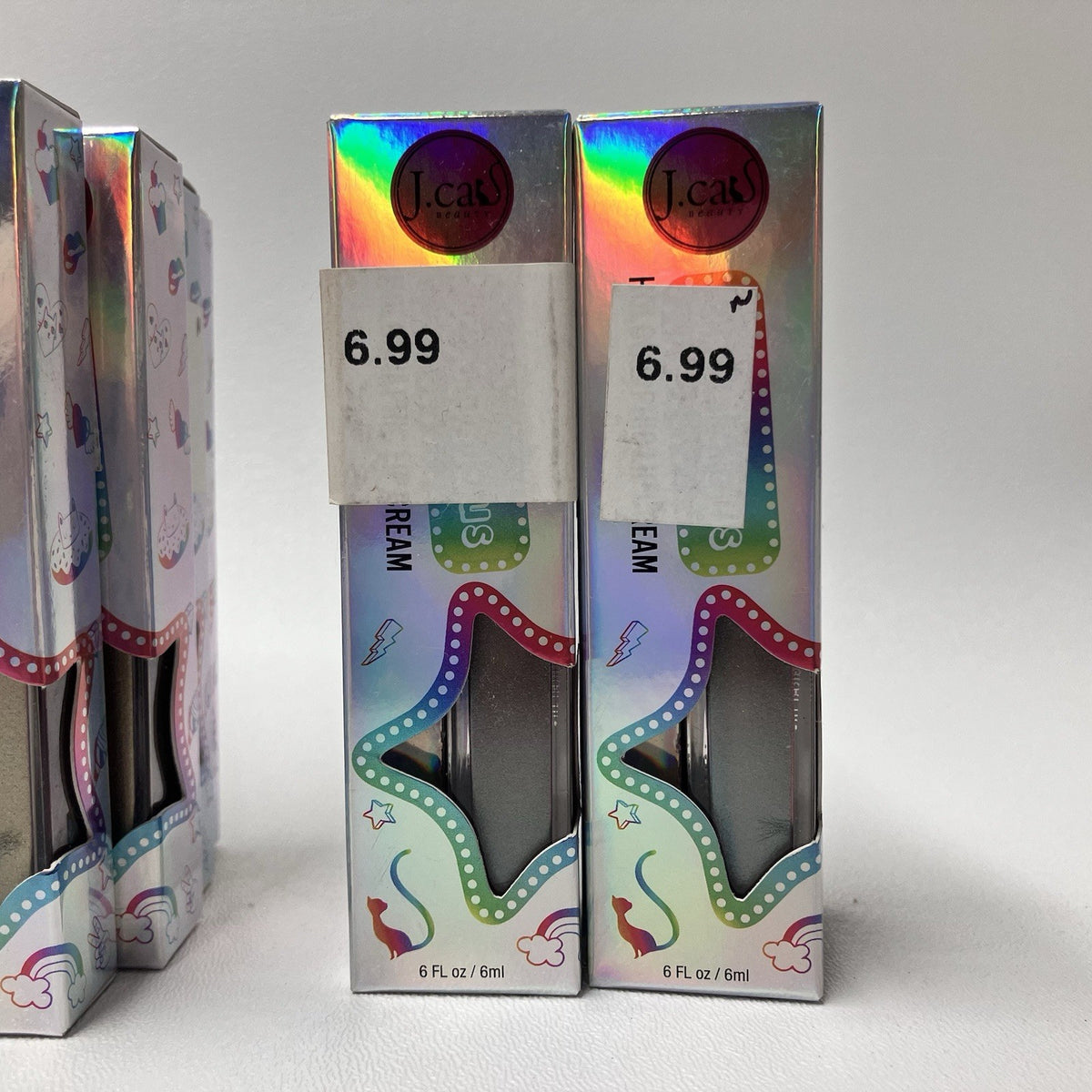 27-Piece Lip Gloss Set - Holographic, Cream, 6ml Each, Multiple Colors