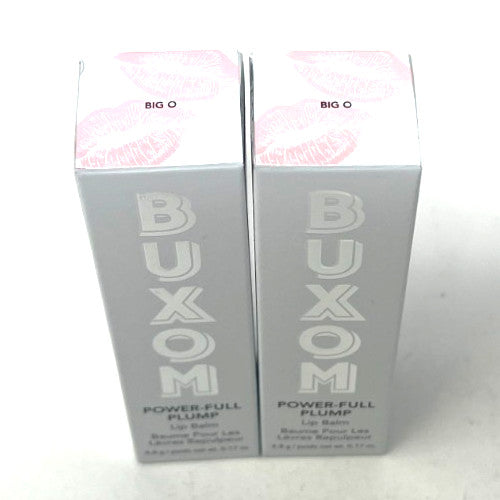 2 Pack Buxom Power-Full Plump Lip Balm Big O 0.17 oz Each - New