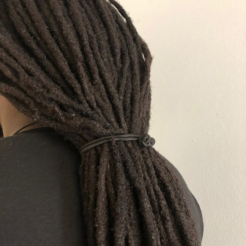 Jumbo Knotted Hair Tie Set of 4 - for natural hair, dreadlocks and