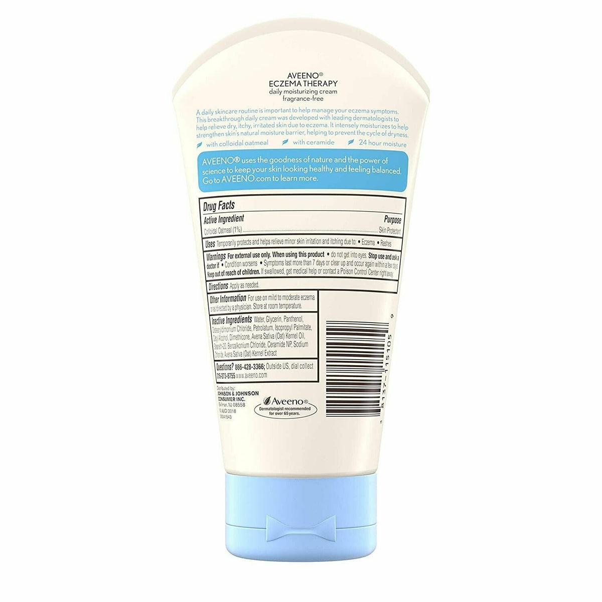 Aveeno Daily Moisturizing Cream Eczema Therapy Dry Skin Relief
