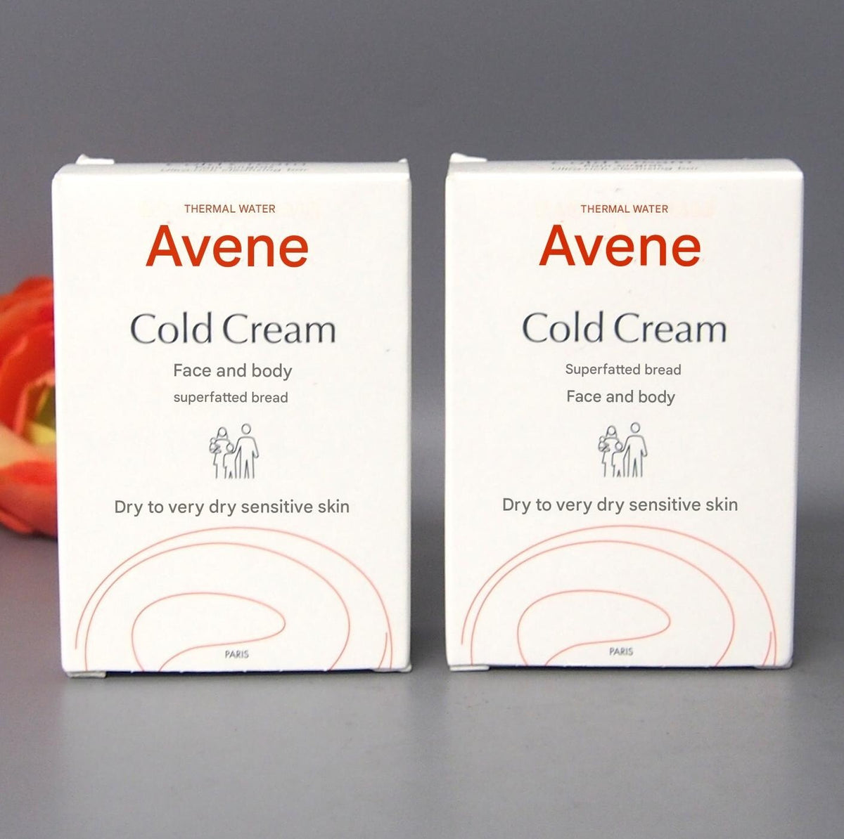 Avene Cold Cream Ultra Rich Soap-Free Cleansing Bar 2 Pack, 100g