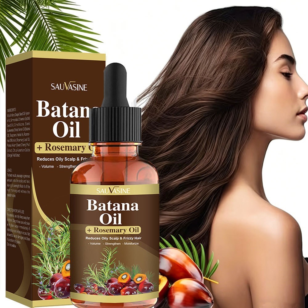 Batana & Rosemary Hair Oil – Nourishing Scalp Treatment 30ml