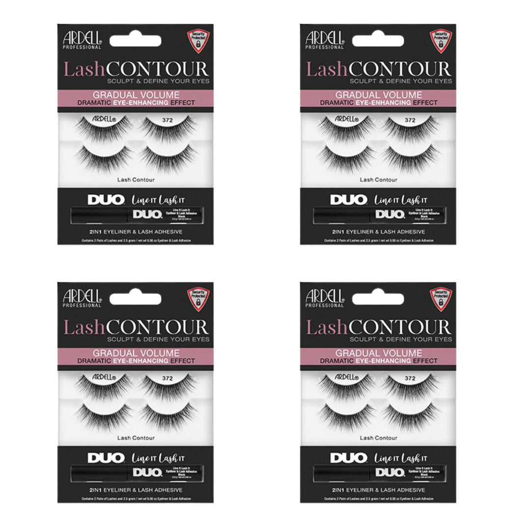 False Eyelashes Contour 372 - Dramatic Natural-Style Lash Set
