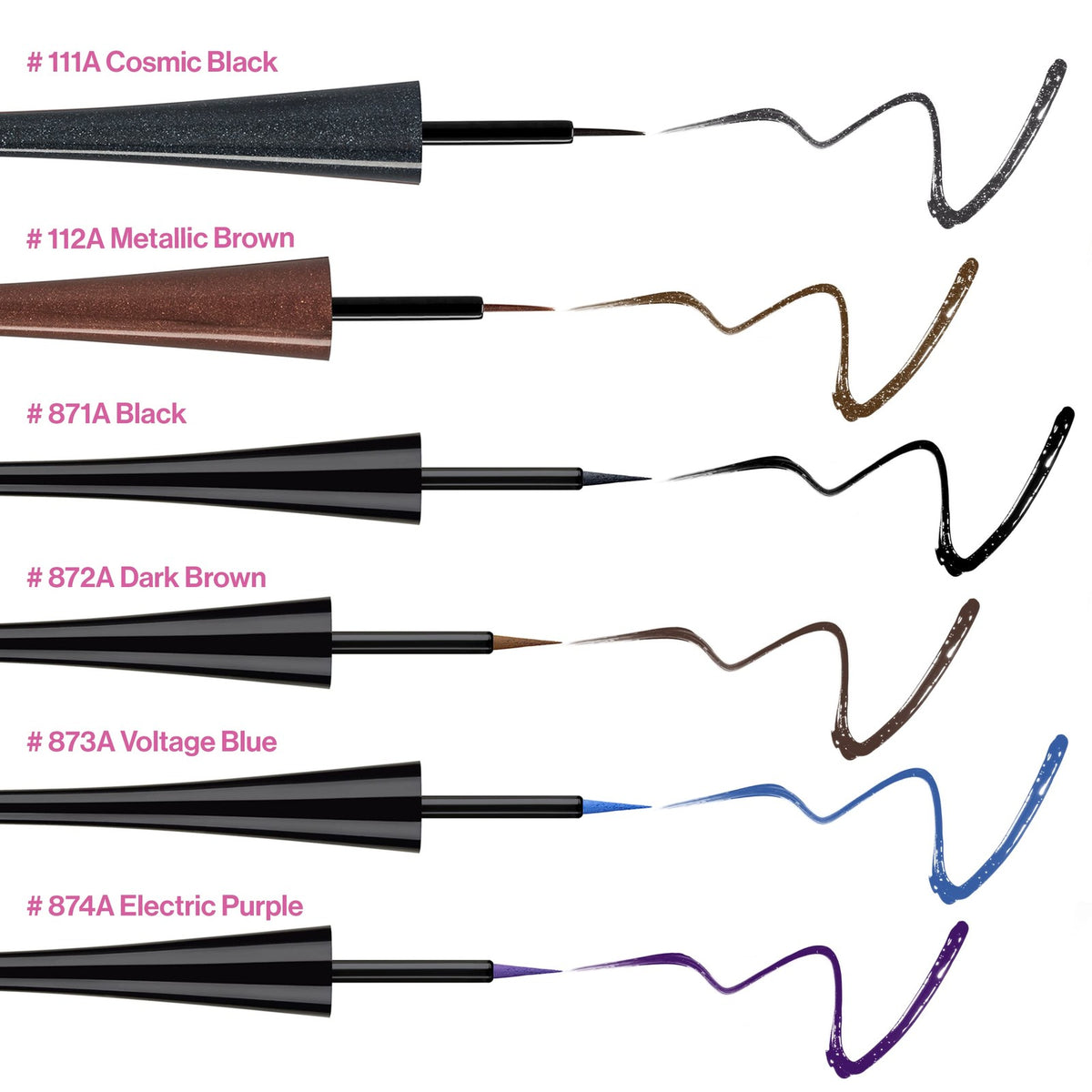 Liquid Eyeliner with Bold Blue Color for Dramatic Eyes