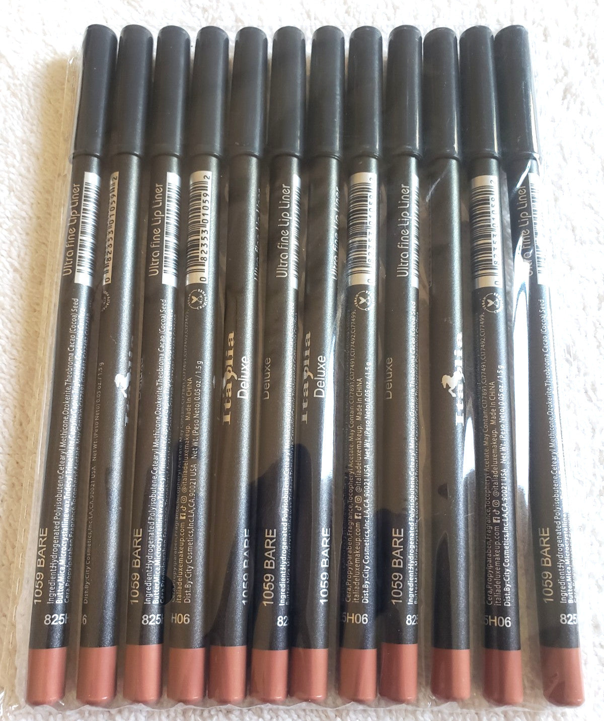 Ultra Fine Lip Liner Pencils - Assorted Colors, Long Lasting, Soft & Smooth