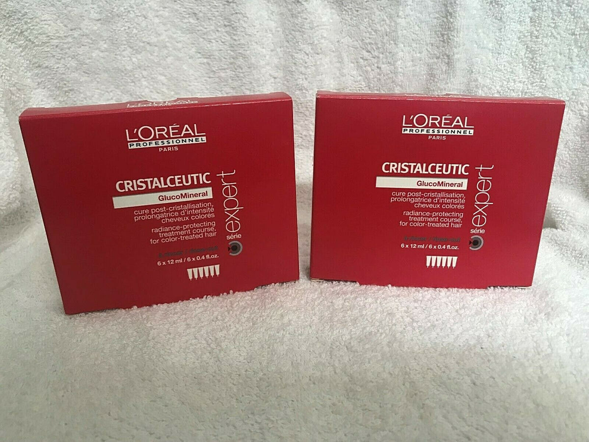 GlucoMineral Radiance Hair Treatment - 12 Tubes (2 Boxes)
