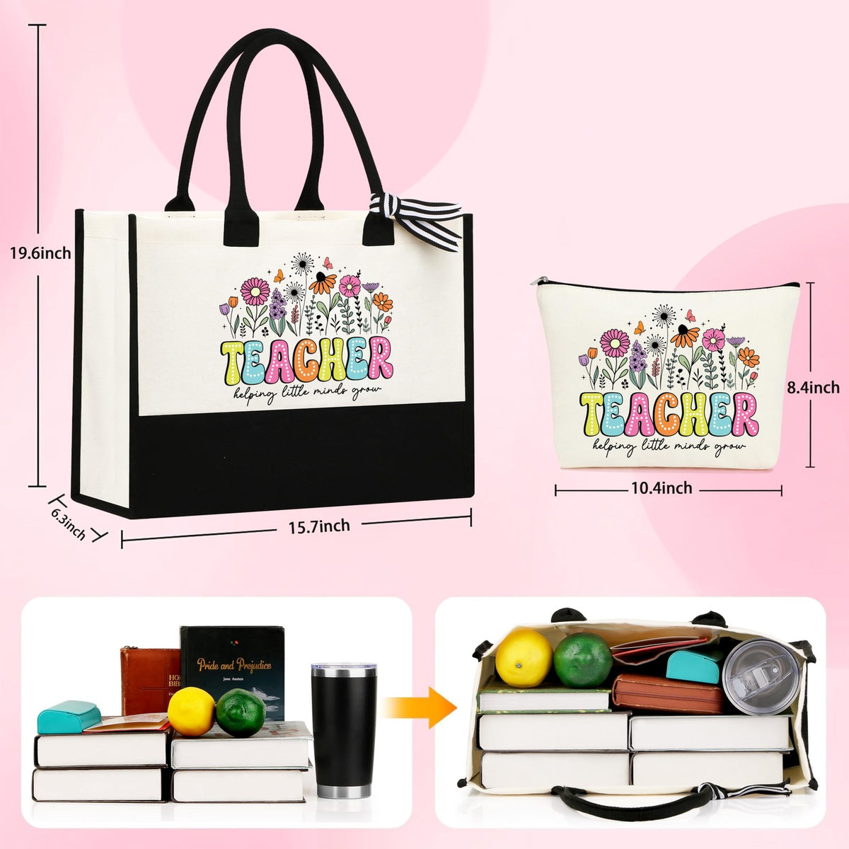 Teacher Appreciation Gift Set - 8 Bulk End of Year Thank You Gifts for Teachers
