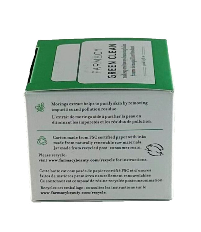 Farmacy Green Clean Makeup Remover Balm - Hydrating Face Cleanser 50ml