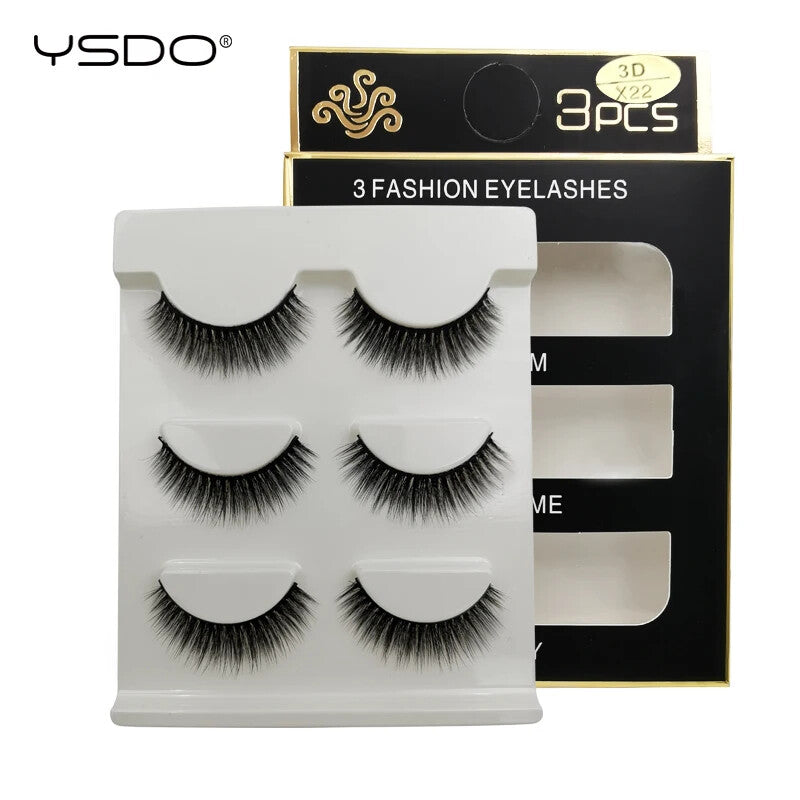 Wholesale 30 Pairs False Eyelashes Natural 3D Faux Cils Cruelty-Free Reusable