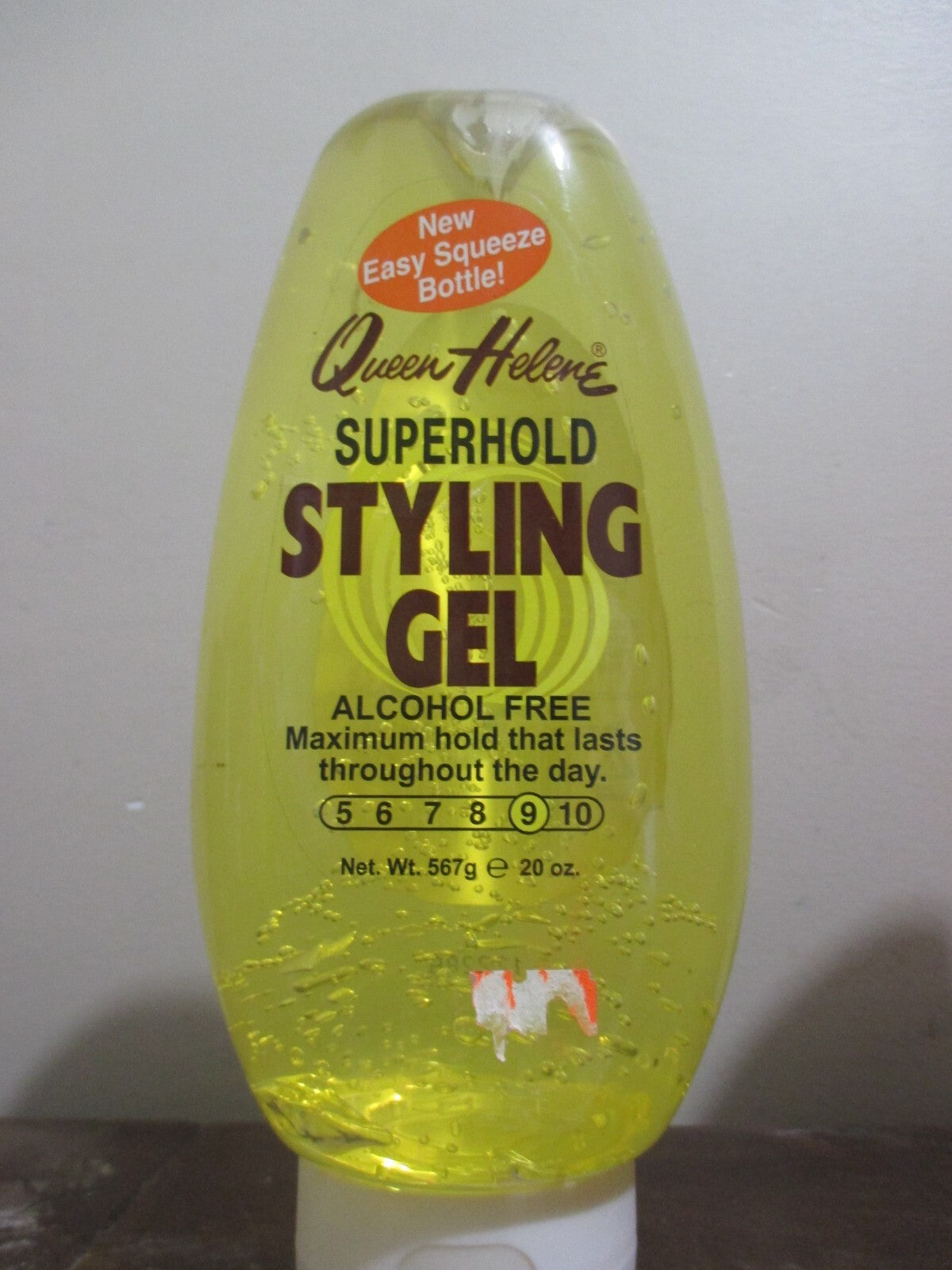 Super Hold Hair Gel Level 9 - 20 Oz Styling Gel for Strong Hold