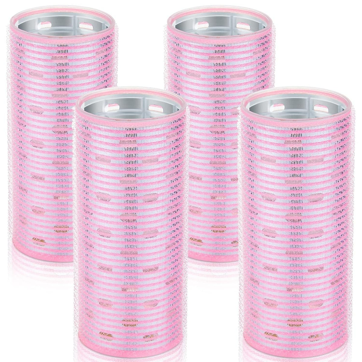 Hair Curlers Set with Aluminum Core for Large Bouncy Curls - 4 Pieces