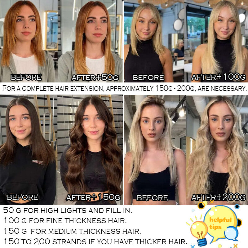100% Real Remy Hair Extensions Micro Loop Ring Beads 100g/200 Strands
