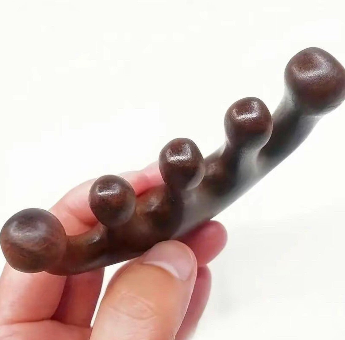 Sandalwood Head Massage Comb for Hair Therapy and Scalp Acupressure