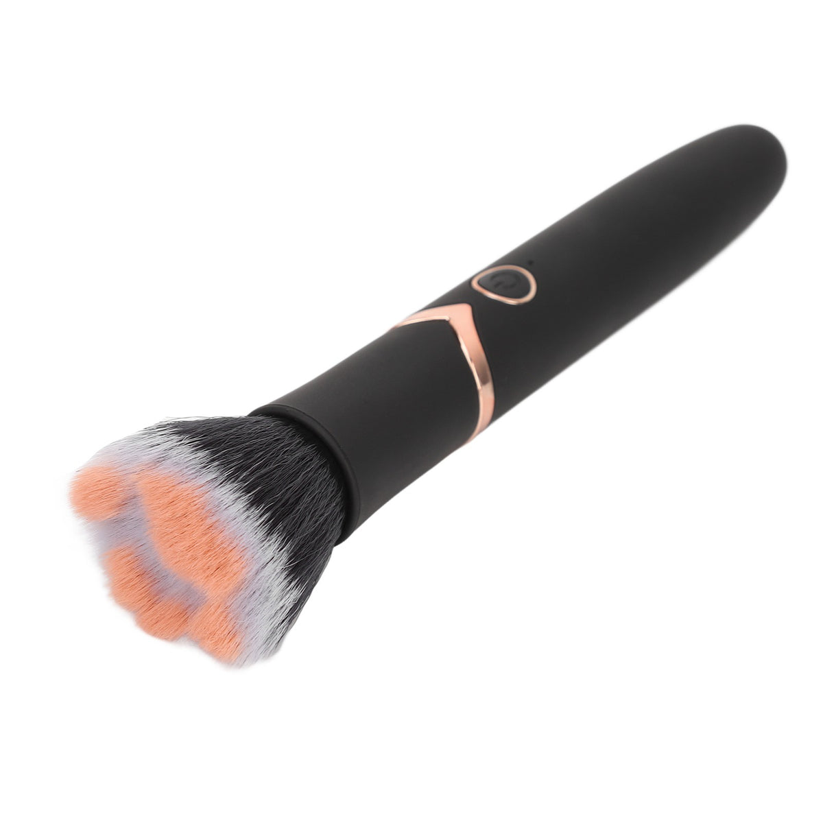Electric Makeup Brush with 10 Gears Vibration Massage - Portable Black