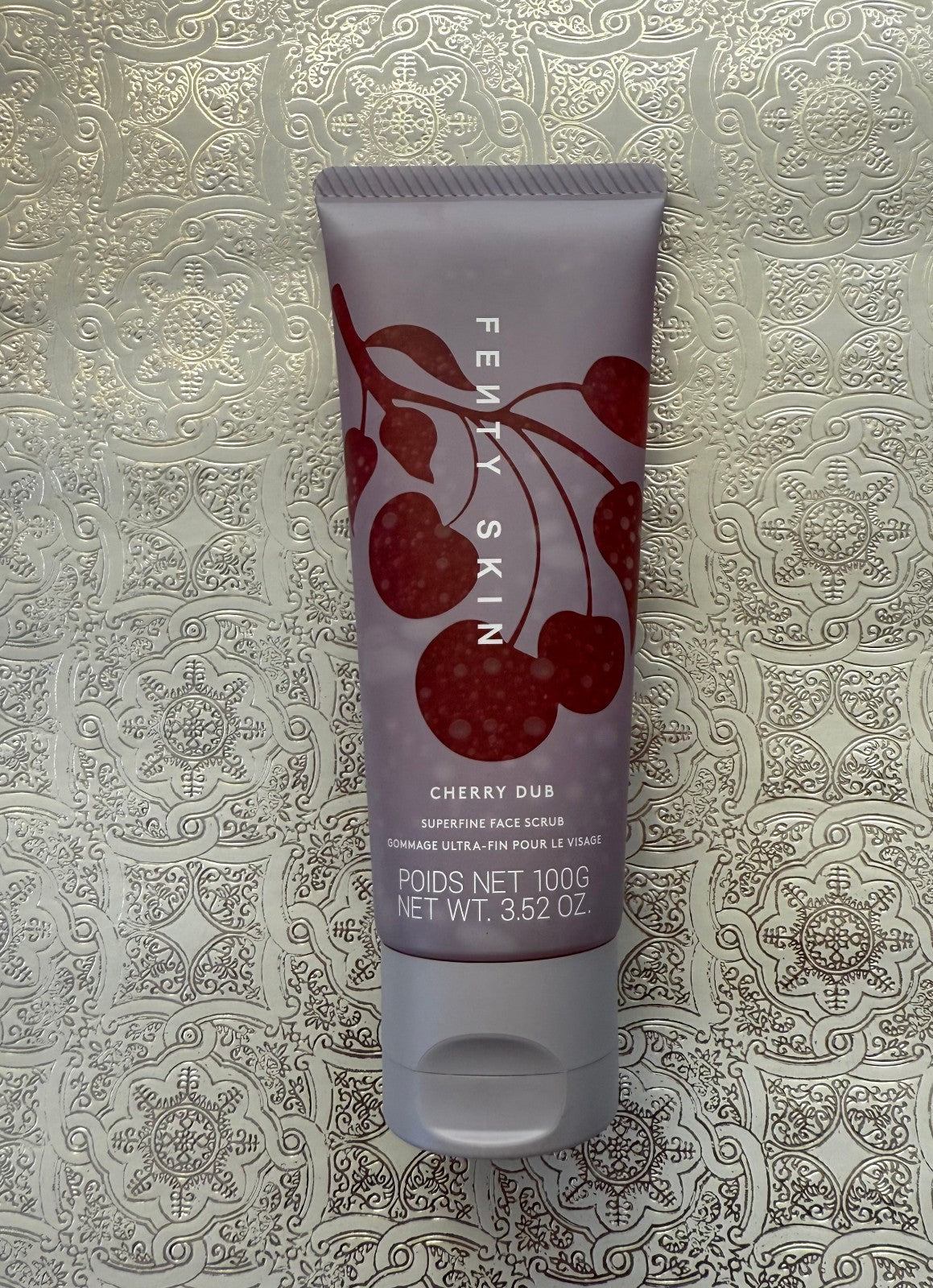 FENTY SKIN CHERRY DUB SUPERFINE FACE SCRUB 100 G/3.52 OZ. FULL SIZE