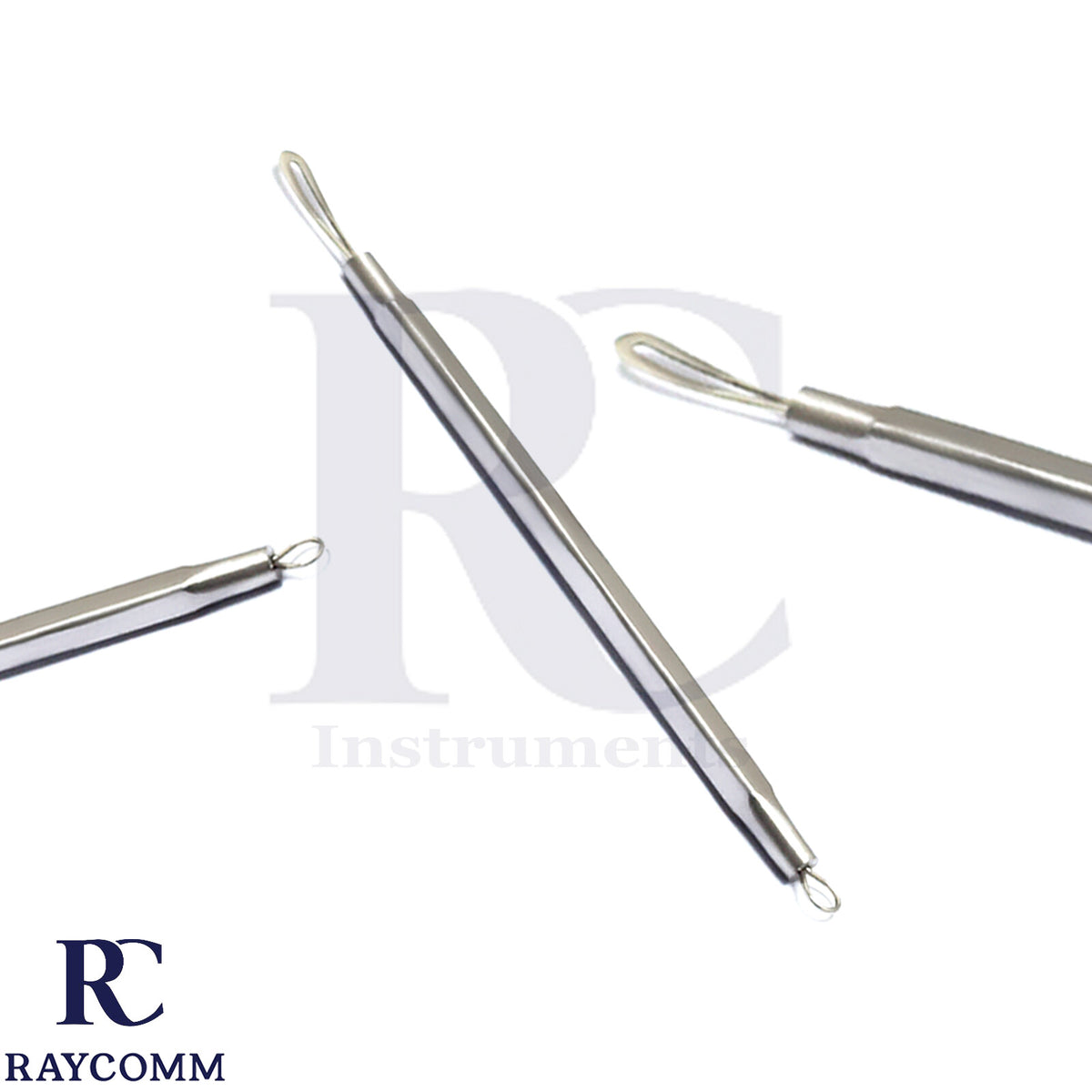 Comedone Extractor Blackhead Remover Set of 6 for Acne & Blemish Removal