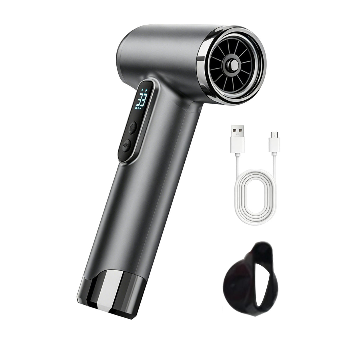 Wireless Portable Hair Dryer with 3-Speed & Temperature Settings for Travel