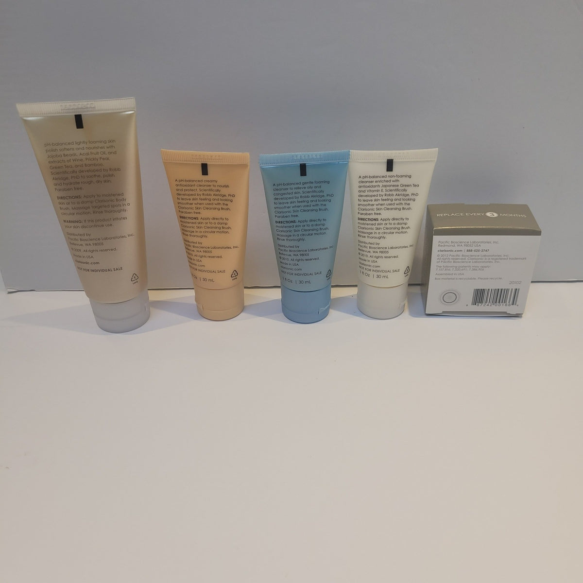 Skincare Set with Cleansers & Skin Polish - Face & Body Care Kit