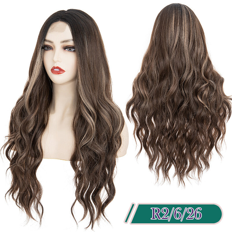 Long Ombre Wigs - Heat Resistant Synthetic Hair, Thick Full Wigs