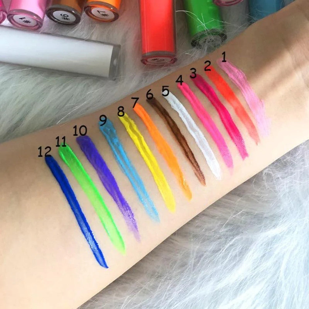 Long-Lasting Waterproof Liquid Eyeliner - Multiple Colors