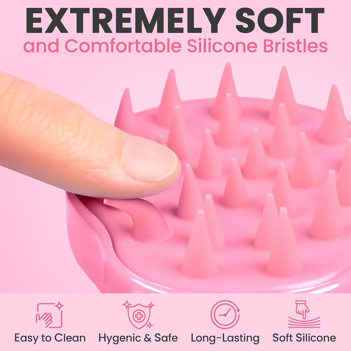 Scalp Massager Hair Growth – Exfoliator & Scrubber for Scalp, Soft