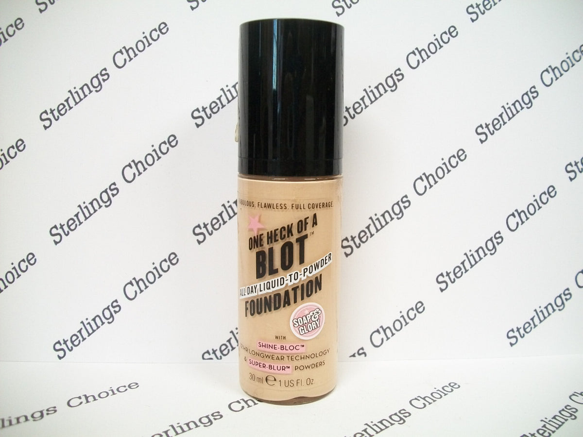 Soap & Glory One Heck of a Blot Foundation - Cool Sand Long-Wear Natural Finish