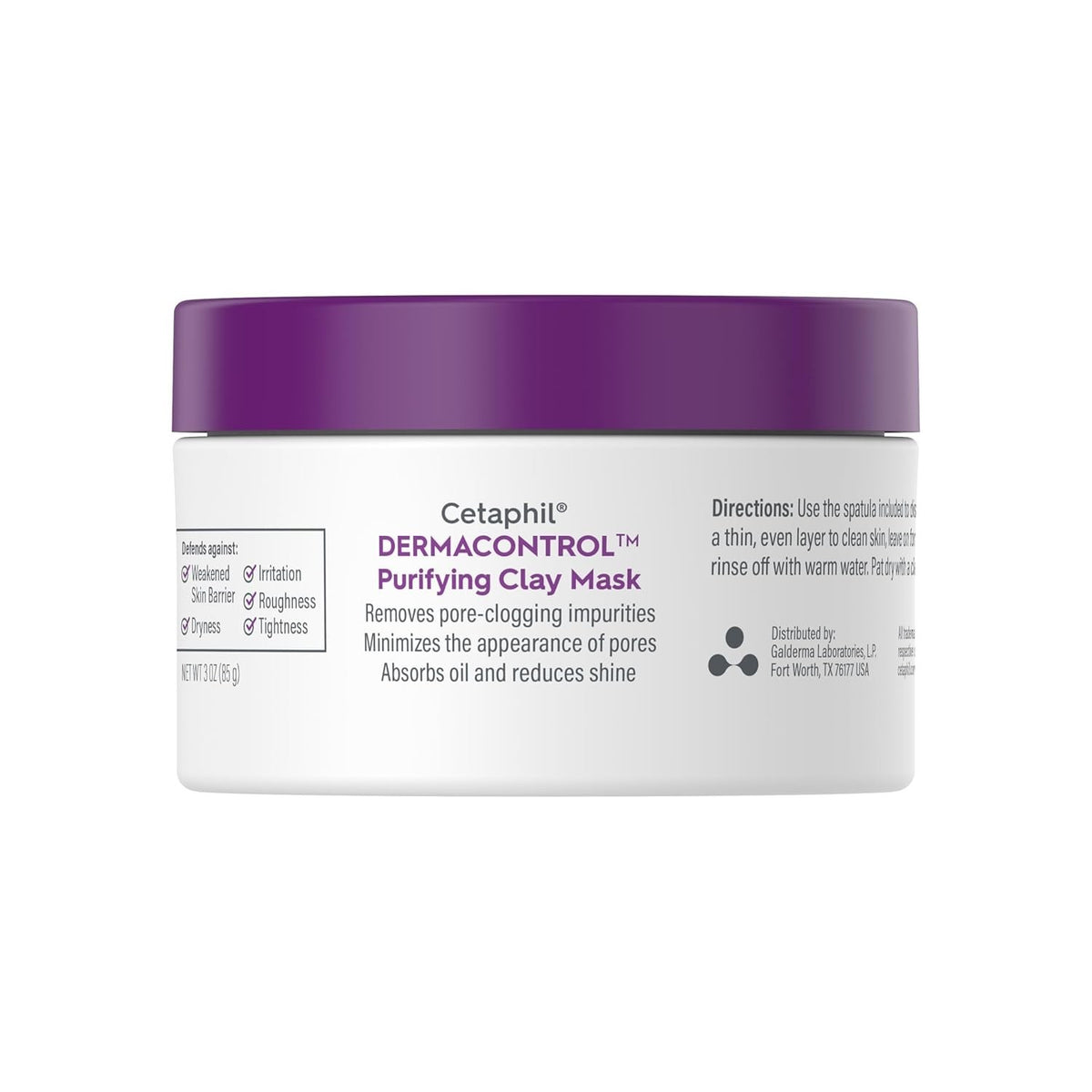 Cetaphil Purifying Clay Face Mask - DermaControl 3oz Deep Cleansing