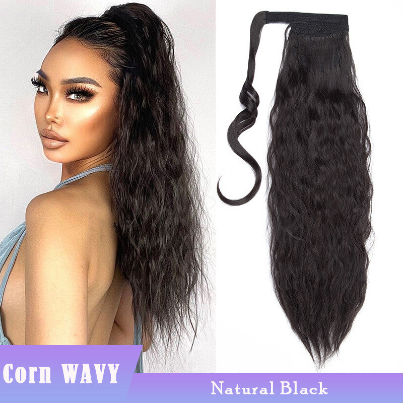 Thick Real Wrap Ponytail Hair Extensions - Mega Long & Natural Looking