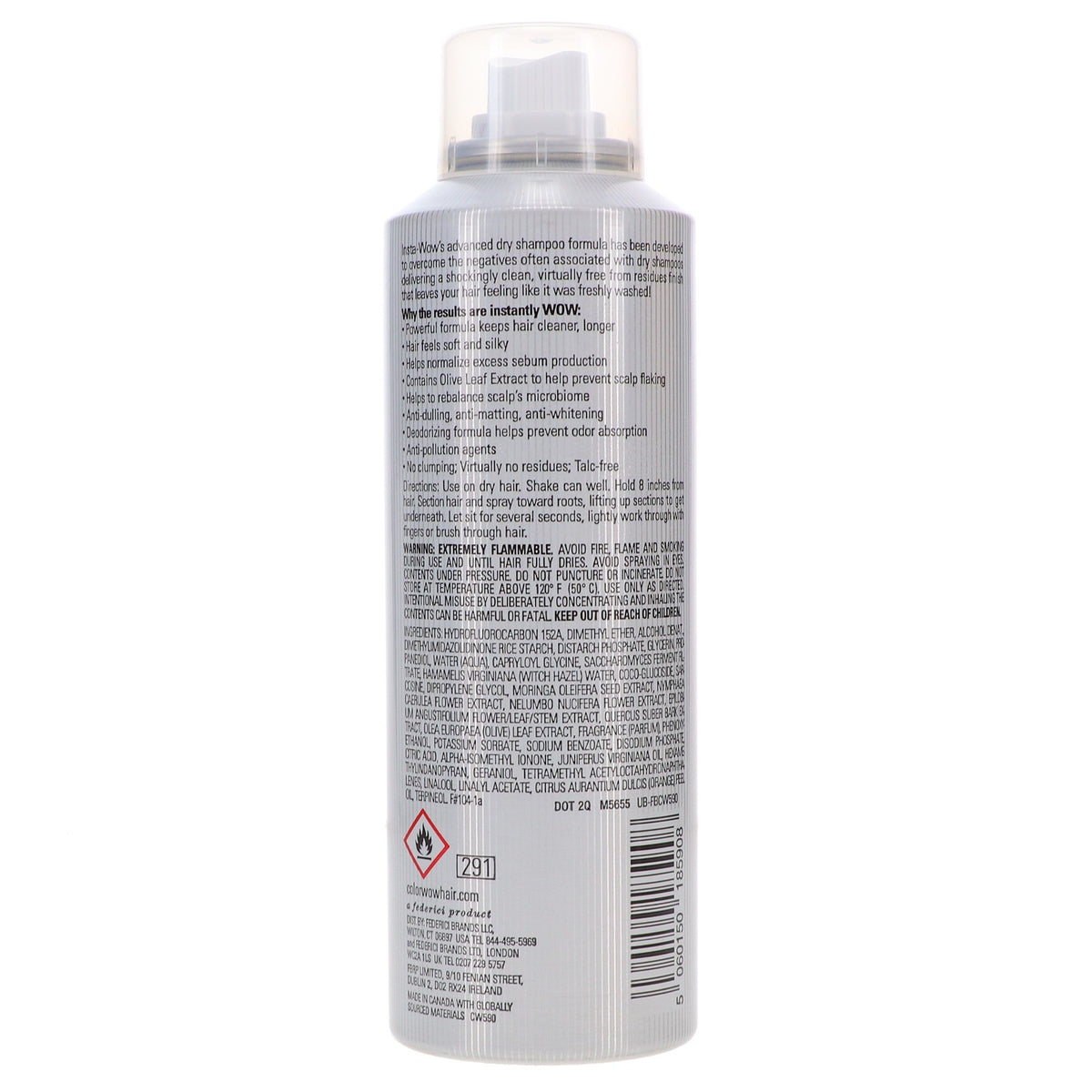 Dry Shampoo for Hair - Translucent Weightless Refresh Spray 5 oz