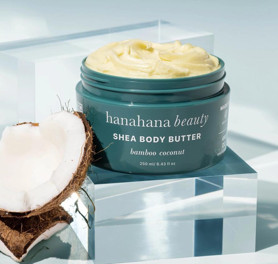 Hanahana Beauty Shea Body Bamboo Coconut Butter 6.7 oz