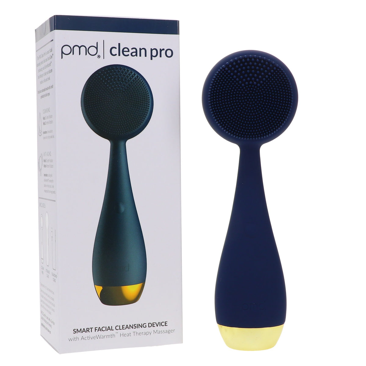 Facial Cleansing Brush with Deep Pore Cleaning – PMD Clean Pro Navy Gold