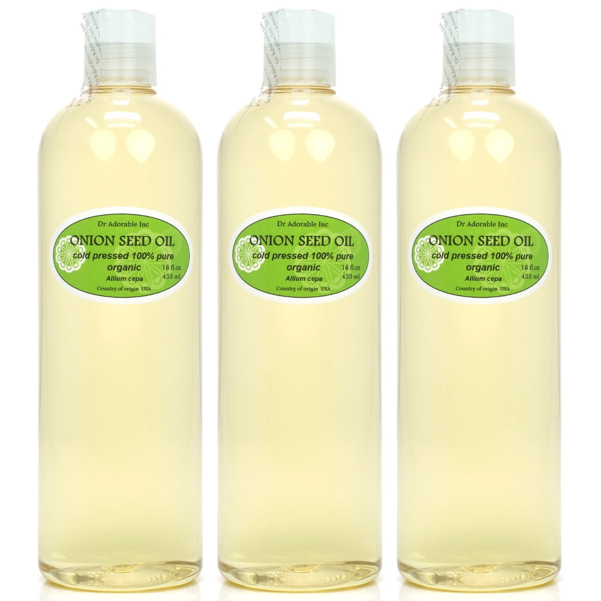 Organic Onion Seed Oil for Hair & Skin Care - Cold Pressed, 2oz to 7lb